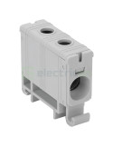 Clemă de derivație Cu-Al 1P 2 conexiuni (1x35mm² + 1x35mm²) gri 2.5-35mm² FLEAL - Tracon Electric FLEAL-35/1