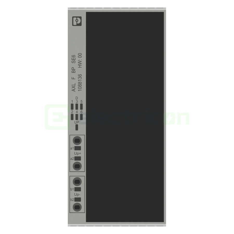 Modul de expansiune PLC, 6 sloturi pentru module Axioline, AXL F BP SE6, Phoenix Contact, 1088136