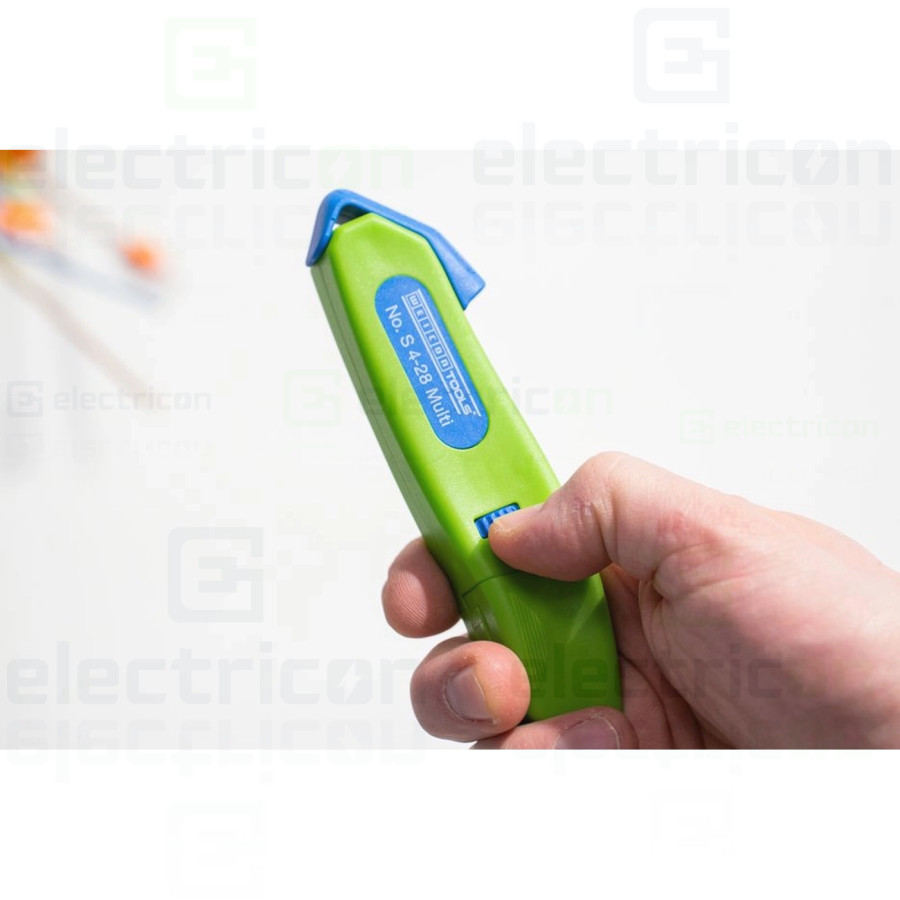 Cutit de dezizolat S 4- 28, Ø 4 - 28mm, Verde, Weicon