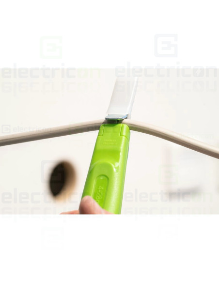 Cutit de dezizolat cabluri Ø 4 - 28mm, Verde, 4 - 28 H, Weicon