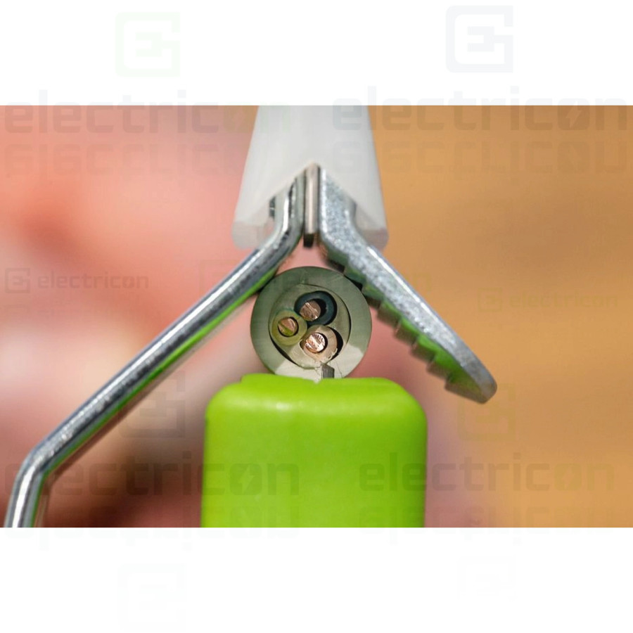 Cutit de dezizolat cabluri Ø 4 - 28mm, Verde, 4 - 28 H, Weicon