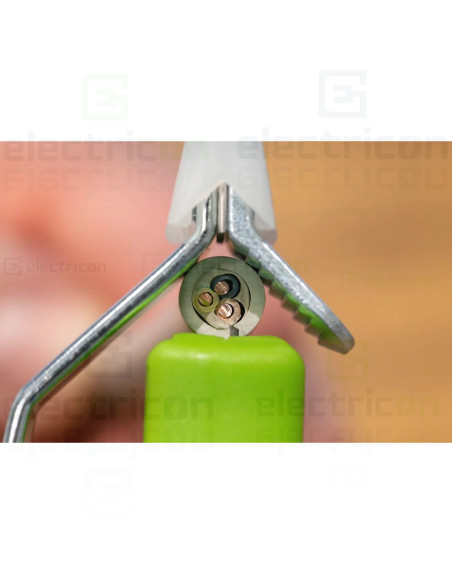 Cutit de dezizolat cabluri Ø 4 - 28mm, Verde, 4 - 28 H, Weicon