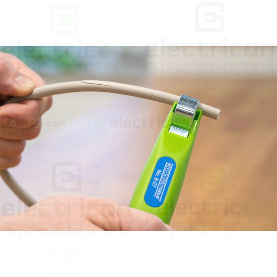 Cutit de dezizolat cabluri, nr 8 - 27, Ø 8 - 27mm, Verde, Weicon