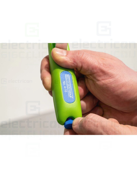 Cutit de dezizolat cabluri, nr 4 - 16, Ø 4 - 16mm, Verde