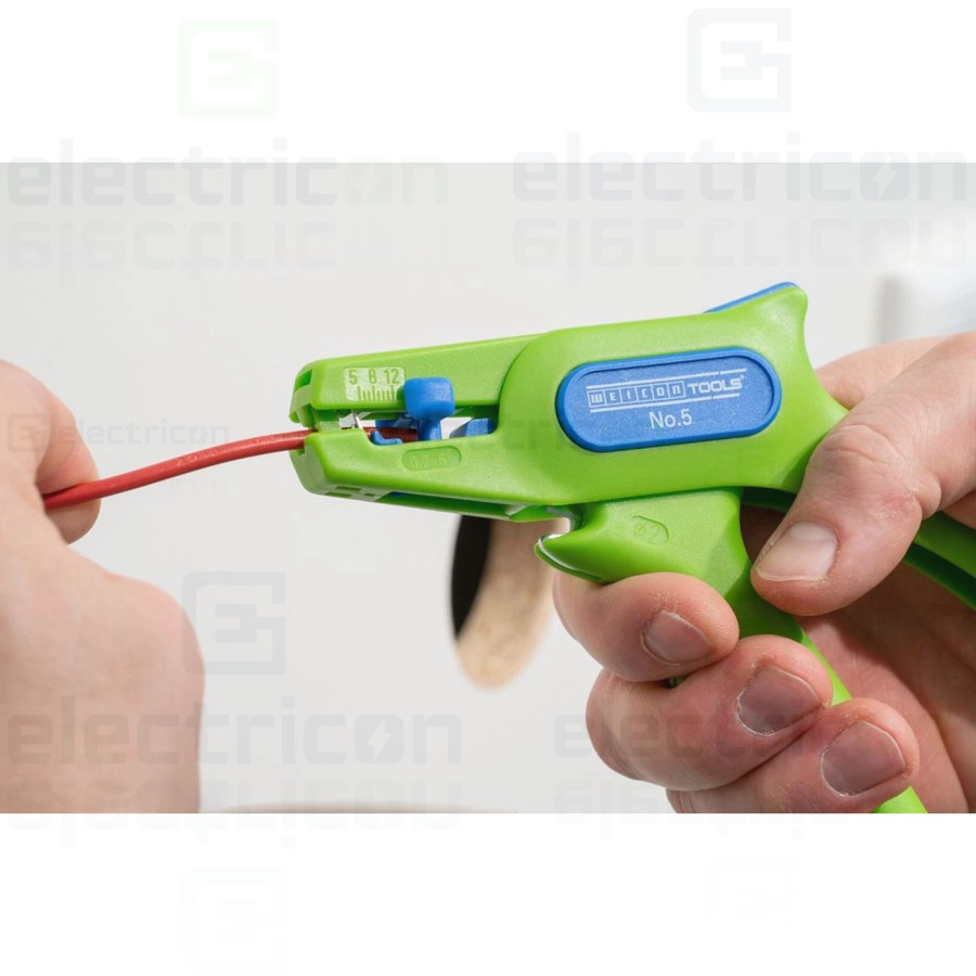 Cleste de dezizolat, nr. 5, 0.2 - 6 mm², Verde, Weicon
