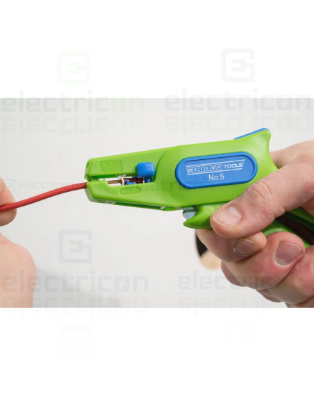 Cleste de dezizolat, nr. 5, 0.2 - 6 mm², Verde, Weicon
