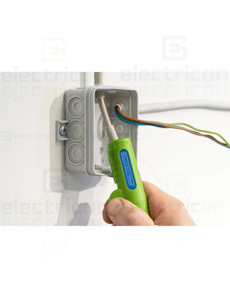 Dezizolator Quadro nr. 16, multifunctional, interval de dezizolat, 0.5 - 6 mm², inlaturare manta Ø 8- 13mm, Verde