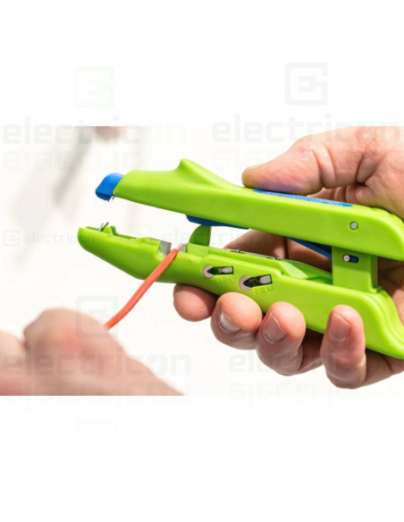 Dezizolator nr. 300 Green Line, pentru dezizolare si sertizare, 0.5 - 6 mm², Verde