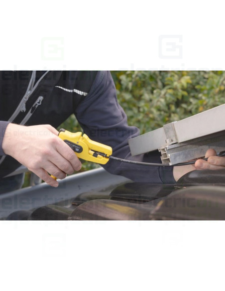 Clește de dezizolare nr.5 Pro Solar, pentru dezizolare și înlăturarea mantalei cablurilor fotovoltaice, sectiune 1,5 - 10 mm², g