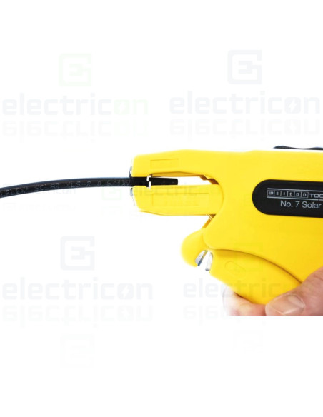 Cleste de dezizolare nr.7 Solar, pentru inlaturarea mantalei si dezizolarea cablurilor fotovoltaice, 1.5 - 6 mm², Weicon, 100250