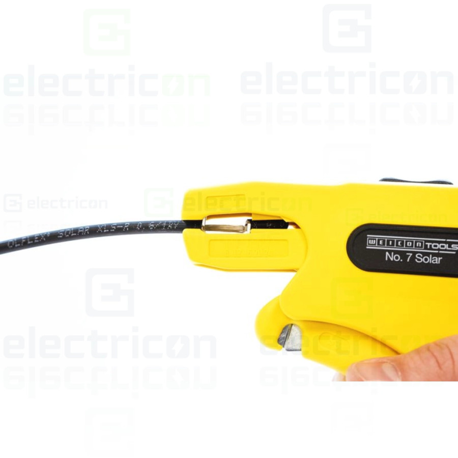 Cleste de dezizolare nr.7 Solar, pentru inlaturarea mantalei si dezizolarea cablurilor fotovoltaice, 1.5 - 6 mm², Weicon, 100250
