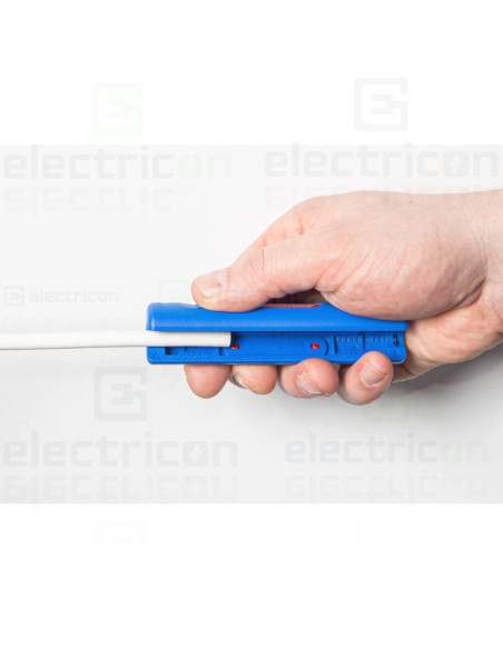 Unealta pentru inlaturarea mantalei si dezizolarea cablurilor coaxiale, 4.8 - 7.5 mm²