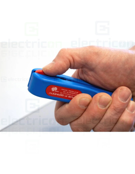 Unealta pentru inlaturarea mantalei si dezizolarea cablurilor coaxiale cu cutter lateral inclus, 4,8- 7,5 mm², Combi-Coax Nr.3