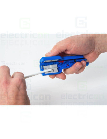 Unealta pentru inlaturarea mantalei si dezizolarea cablurilor coaxiale, Coax-Stripper No,1 F-Plus