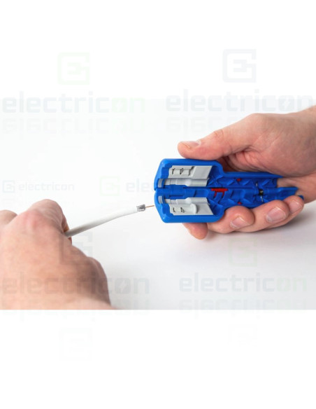 Unealta pentru inlaturarea mantalei si dezizolarea cablurilor coaxiale, Coax-Stripper No,1 F-Plus