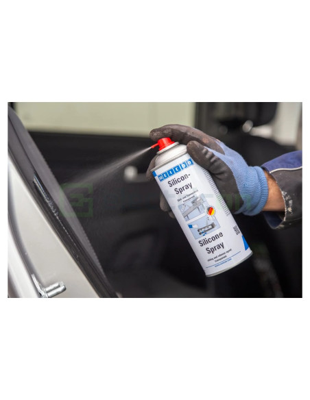 Spray silicon, agent de ungere si separare pentru plastic, cauciuc si metal, Weicon, 10030132
