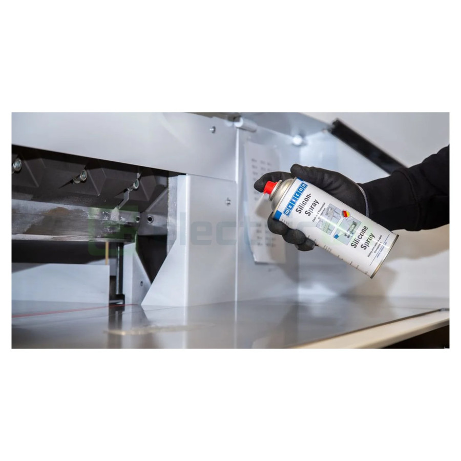 Spray silicon, agent de ungere si separare pentru plastic, cauciuc si metal, Weicon, 10030132