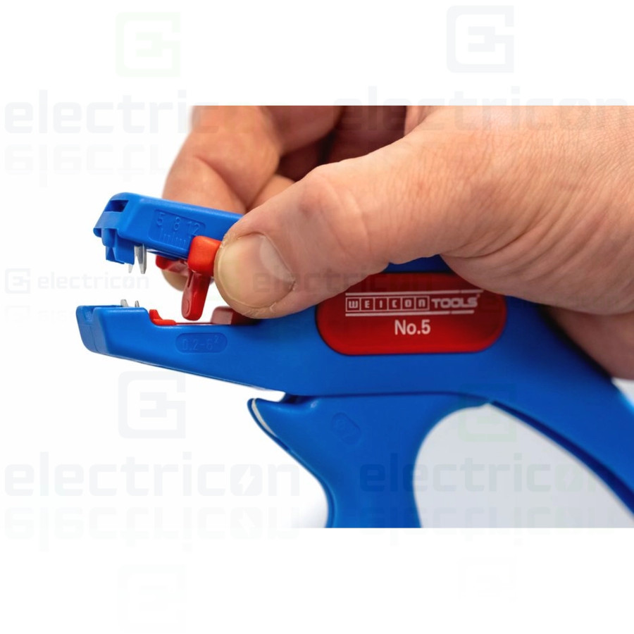 Set instalatii electrice nr. 4, din 2 piese, include cleste dezizolator si dezizolator coaxial, Weicon