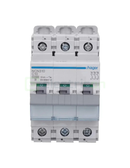 Intrerupator MCB C10A Hager 3P