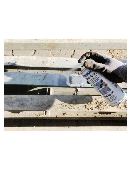 Spray zinc mat, protectie catodica impotriva coroziunii cu certificat de utilizare pentru sectorul alimentar, 400 ml, Weicon, 10