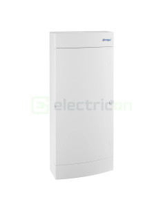 Tablou multimedia, aparent, 48 module, ușă albă, IP40, Schrack 2