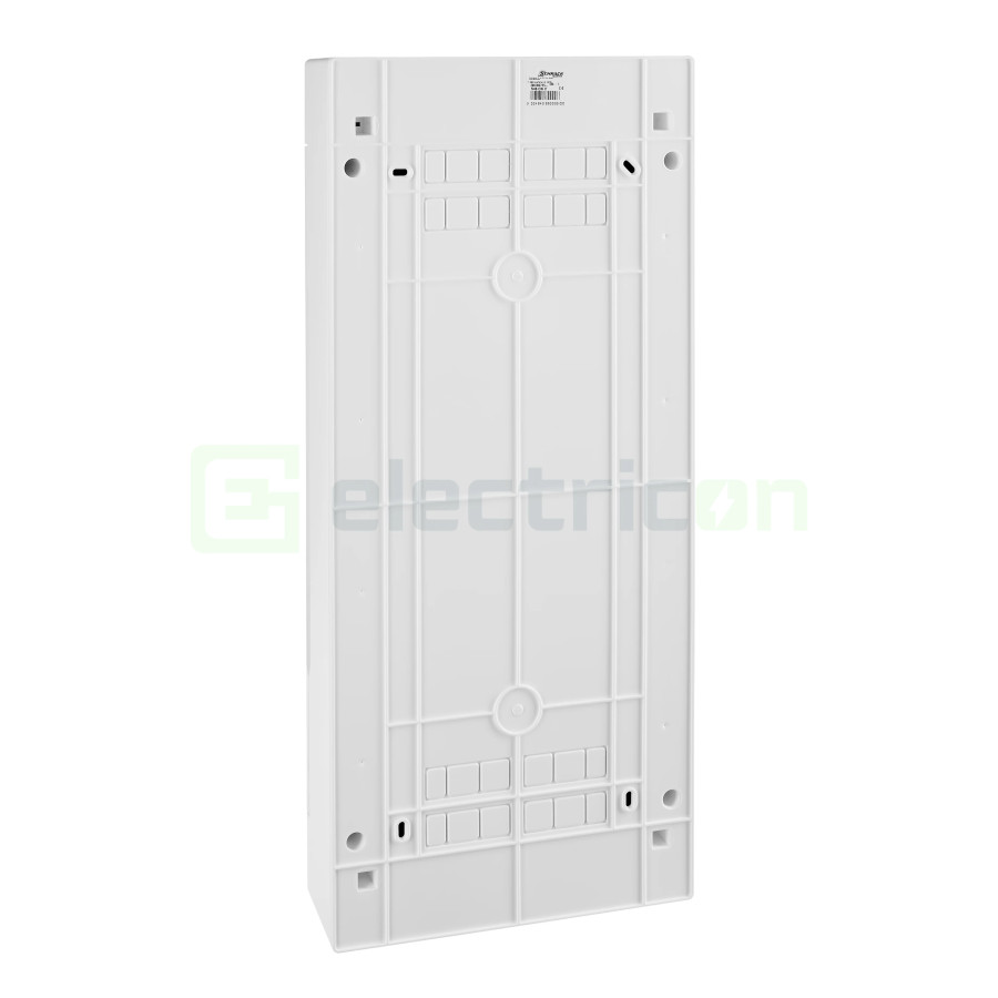 Tablou multimedia, aparent, 48 module, ușă albă, IP40, Schrack
