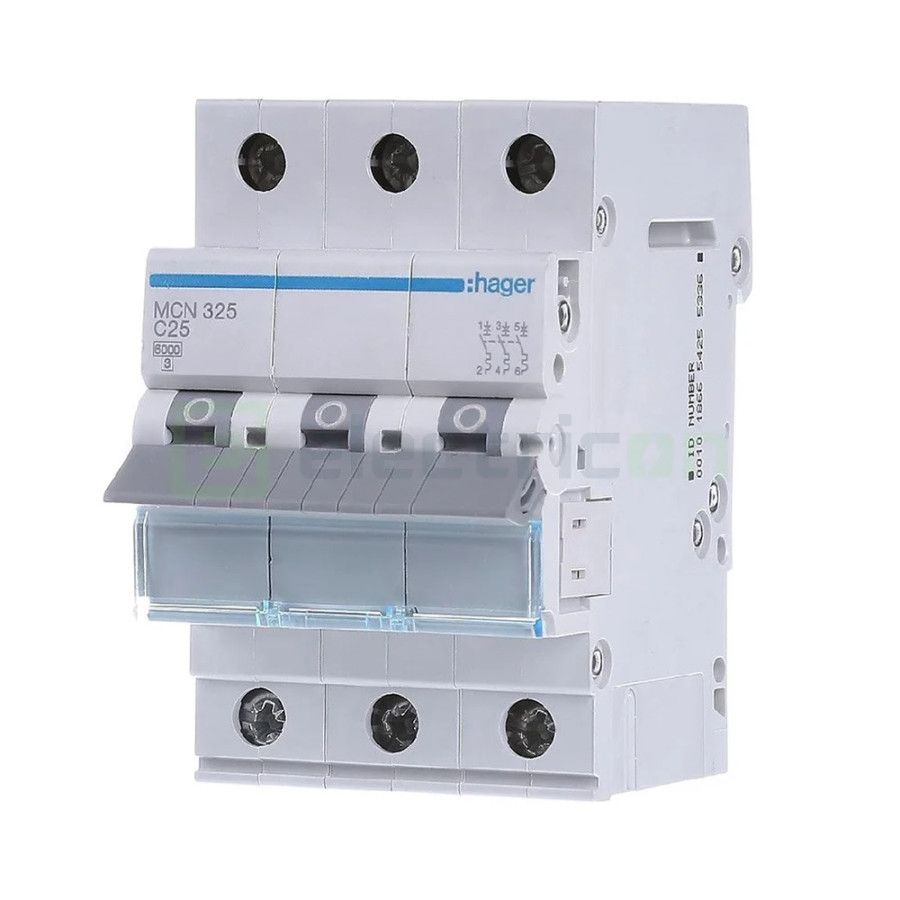 Disjunctor MCB C25A Hager - MCN325