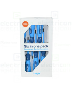 Set de șurubelnițe Wiha cu logo Hager