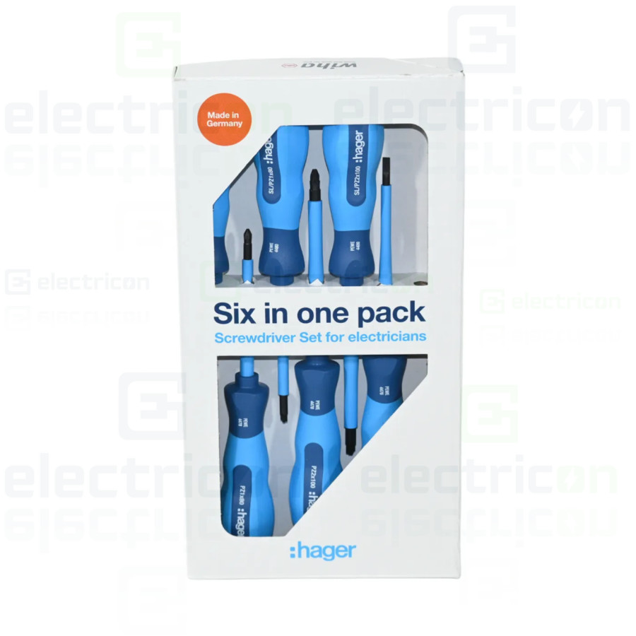 Set de șurubelnițe Wiha cu logo Hager