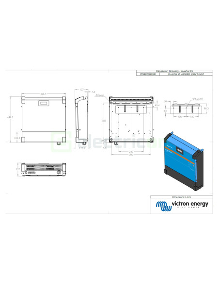 Inverter RS 48 6000 230V Smart