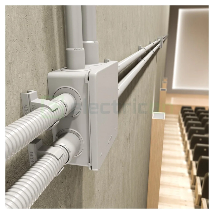 copex tub corugat flexibil Kouvidis Conflex HF IAS 32mm 1250N gri 25m 2004032