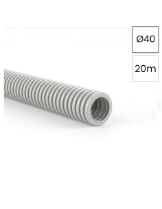 Copex tub protecție flexibil Kouvidis Conflex HF IAS 40mm 1250N gri rola 20m 2004040