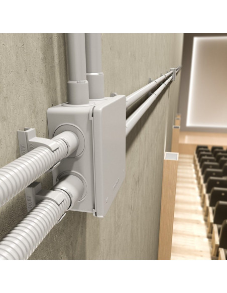 copex tub corugat flexibil Kouvidis Conflex HF IAS 40mm 1250N gri 20m 2004040