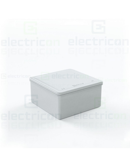 Doză ramificație aparentă IP65 - fără garnituri de etanșare - Ø20 mm - 82x82x43 mm - Cutie conexiuni - Kouvidis 3022020