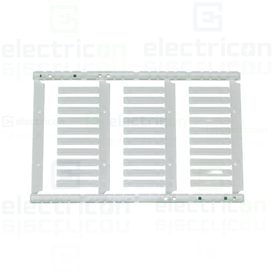 Coală albă UCT-WMT 23×4 (30 segmente 23×4 mm) destinată imprimării termice