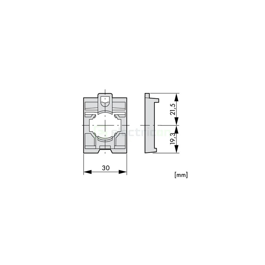 Element de cuplare contacte auxiliare la buton comanda, Schrack, MM216374