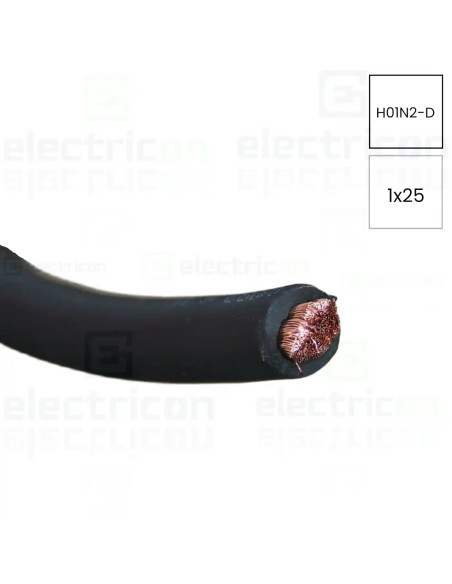 Cablu Sudură H01N2-D 25mm² Cupru Multifilar Electric