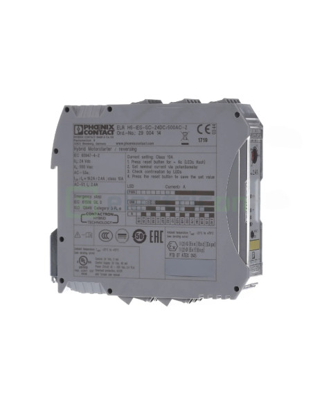 Motor starter trifazat, 40 mA, 24 VDC, ELR H5-IES-SC- 24DC/500AC-2, Phoenix Contact, 2900414