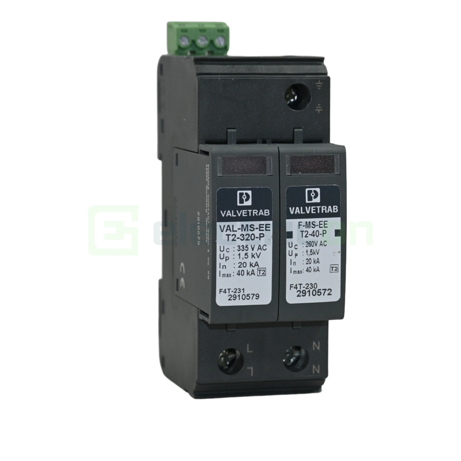 Descărcător de supratensiune monofazat Phoenix Contact VAL-MS-EE-T2-1+1-320-FM