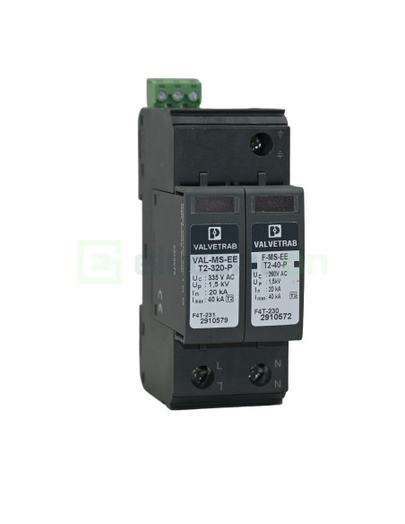 Descărcător de supratensiune monofazat Phoenix Contact VAL-MS-EE-T2-1+1-320-FM
