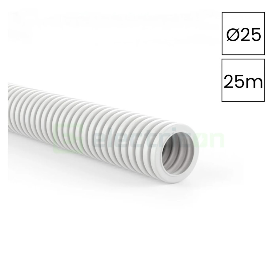 Copex tub flexibil Kouvidis MEDIFLEX AM Ø25mm 750N alb antimicrobian rola 25m 2044125