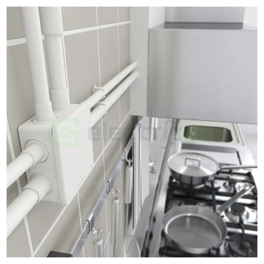 Copex tub flexibil Kouvidis MEDIFLEX AM Ø25mm 750N alb antimicrobian 25m 2044125