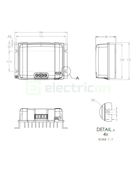 Incarcator solar 12V 24V 30A BlueSolar MPPT 100 30