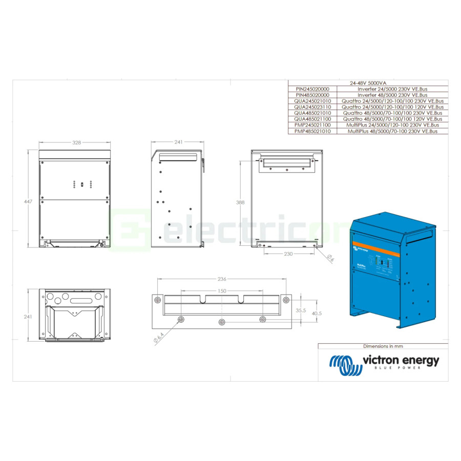 Invertor Inverter 48V 5000VA Phoenix Inverter 48 5000