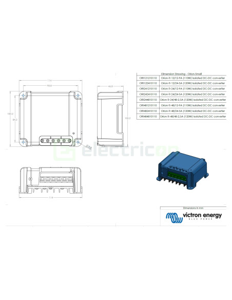 Convertor Orion-Tr 12 12-9A (110W)