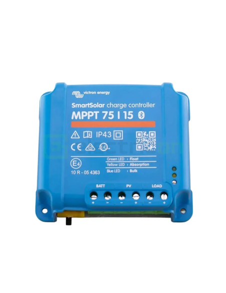 Incarcator solar 12V 24V 15A SmartSolar MPPT 75 15