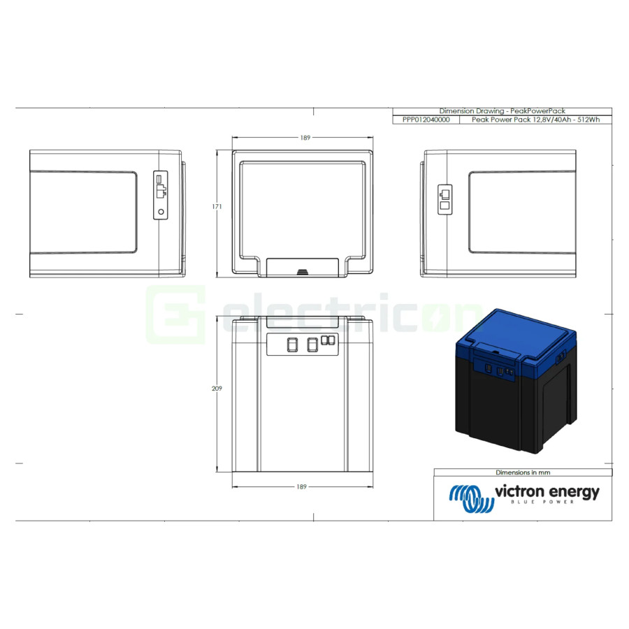 Peak Power Pack 12,8V 40Ah 512Wh