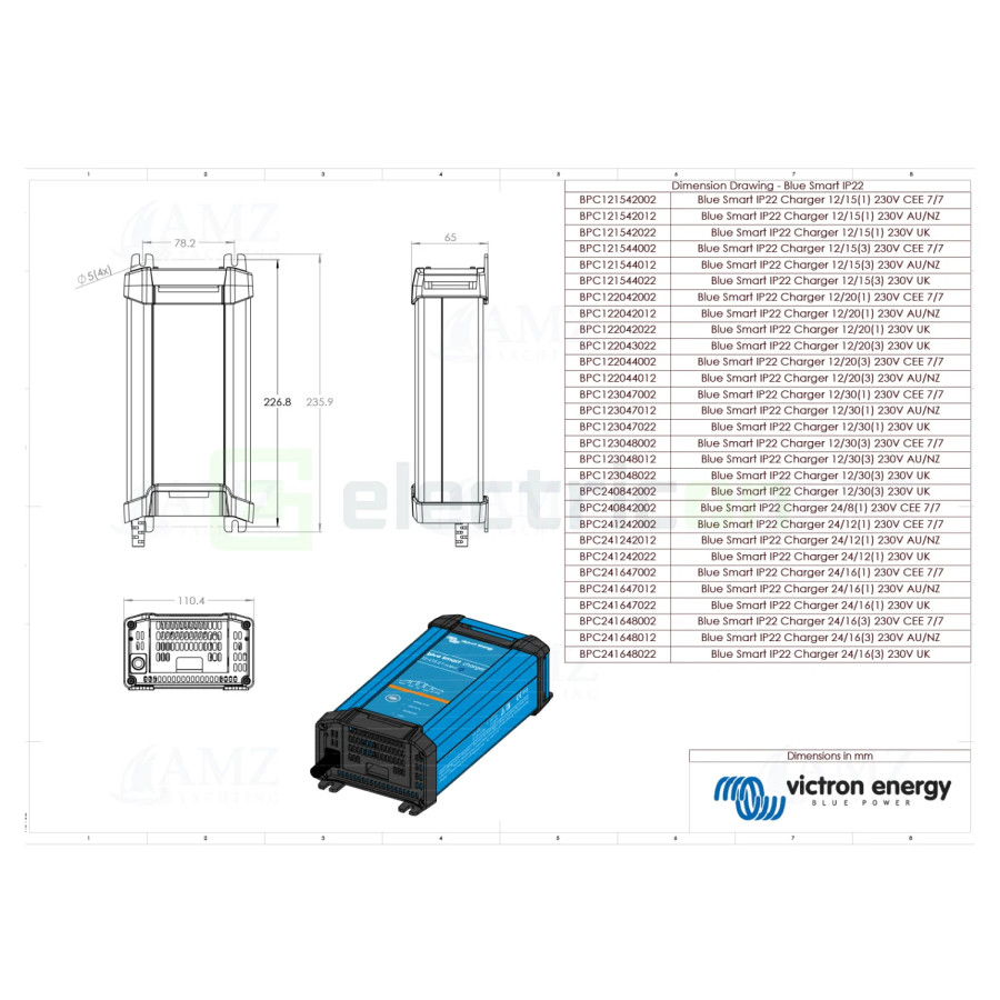 Incarcator de retea Blue Smart IP22 Charger 24 12 (1)