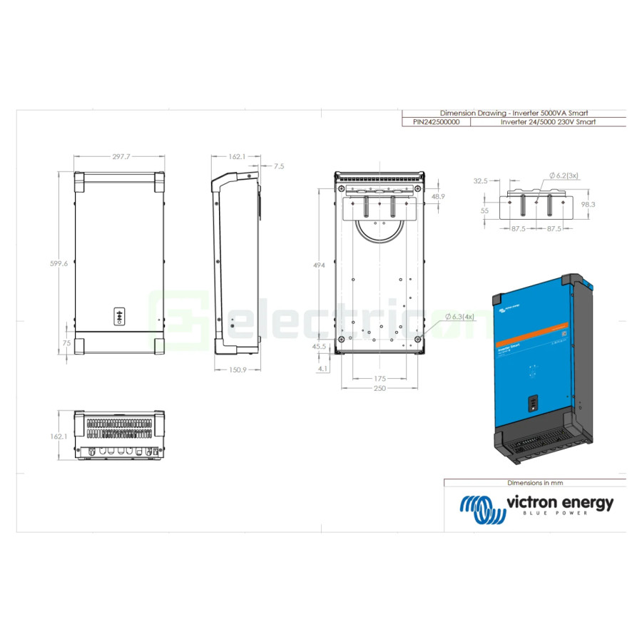 Invertor Inverter 24V 5000VA Phoenix Inverter 24 5000 Smart