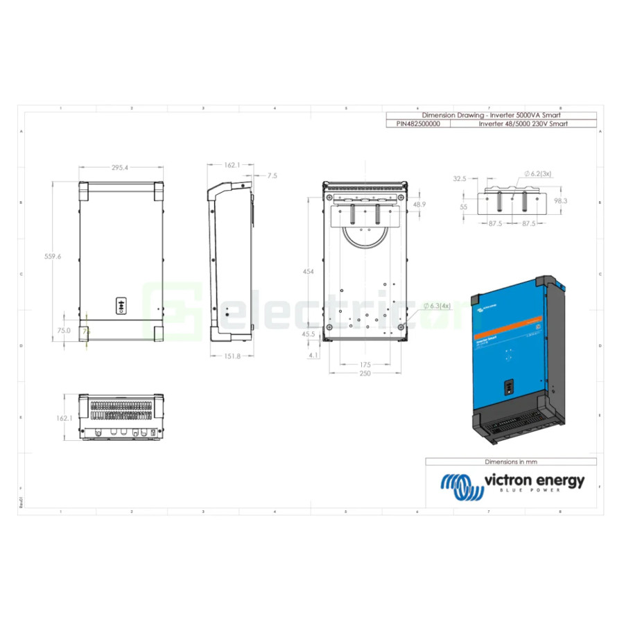 Invertor Inverter 48V 5000 VA Phoenix Inverter 48 5000 Smart